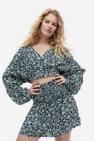 Jupe à taille smockée