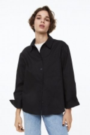 HM  Chemise en popeline de coton