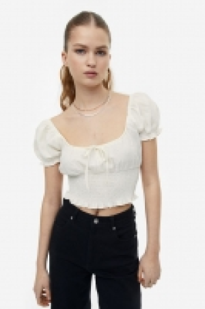 Blouse smockée avec manches bouffantes 8.99 €