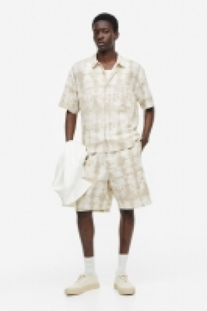 Short Relaxed Fit en lin mélangé
