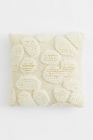 HM  Housse de coussin tuftée en laine mélangée