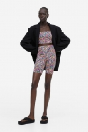 HM  Short cycliste à motif