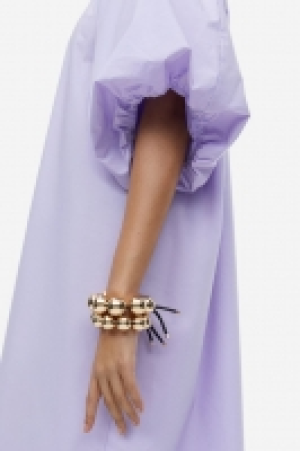 HM  Lot de 2 bracelets avec perles fantaisie