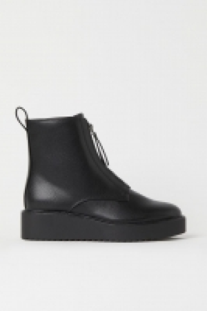 HM  Bottines zippées devant