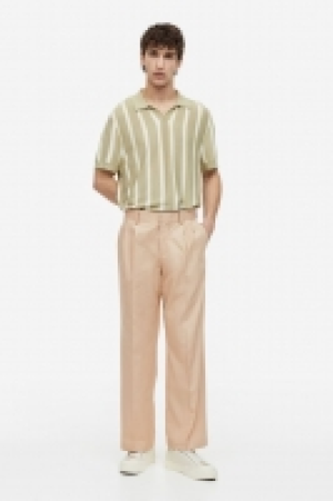 HM  Pantalon habillé en twill Loose Fit