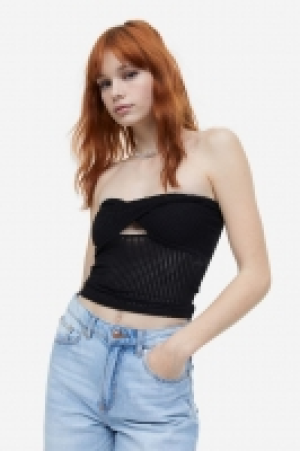 HM  Top bandeau avec détail torsadé