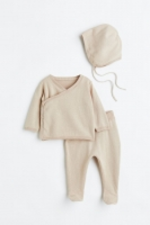 HM  Ensemble 3 pièces en maille de coton
