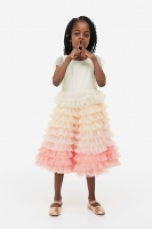 HM  Robe en tulle avec volants