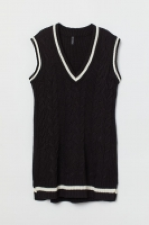 HM  Robe sans manches en maille