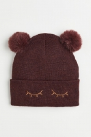 HM  Bonnet à pompon