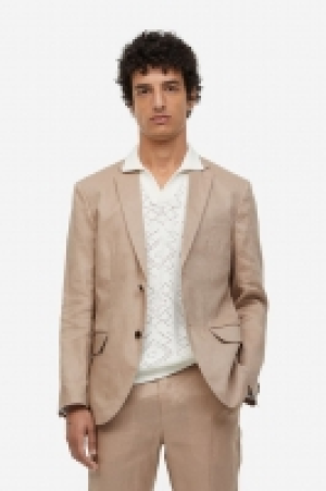 Veste Slim Fit en lin