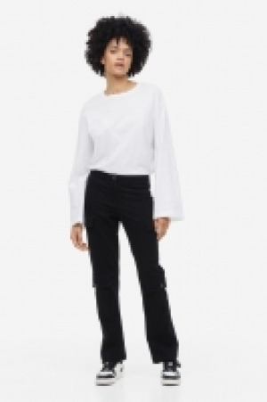 Pantalon cargo en twill de coton