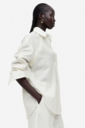 Chemise en lin mélangé