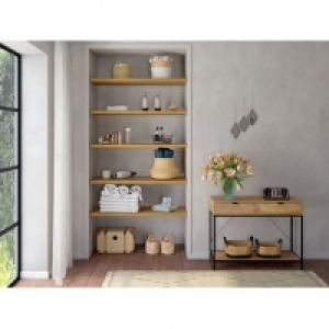 EVERGREEN 3 imitation chêne foncé et noir 99.99 €