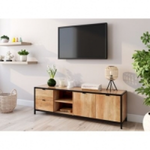 EVERGREEN 2 imitation chêne foncé et noir 129.99 €