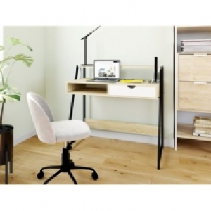 TOM imitation chêne et métal noir 74.99 €