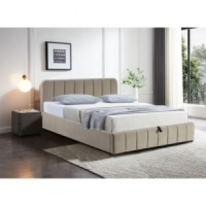 sommier AVIA en velours taupe 349.99 €