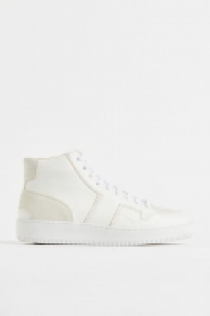 HM  Sneakers montantes en cuir