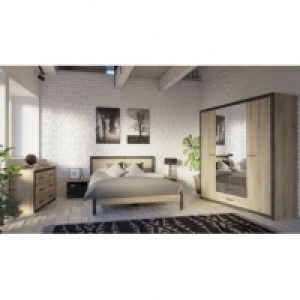 COLO lingère et penderie imitation chêne et noir 459.99 €