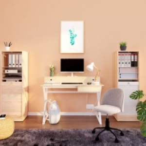 MATHA imitation chêne et blanc 119.98 €