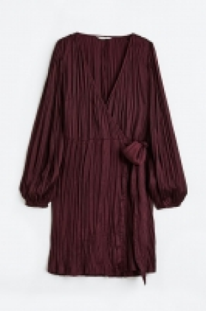 Robe portefeuille à manches ballon 12.99 €