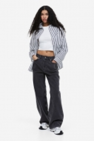 HM  Chemise oversize en popeline