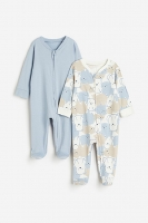 HM  Lot de 2 pyjamas zippés