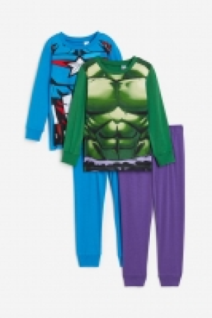 HM  Lot de 2 pyjamas imprimés