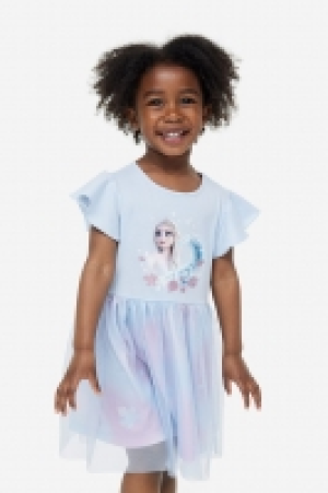 HM  Robe imprimée en tulle