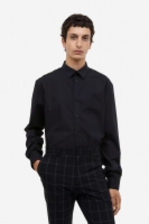 HM  Chemise Regular Fit en popeline