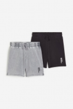 HM  Lot de 2 shorts en molleton