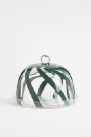 Cloche en verre avec plateau