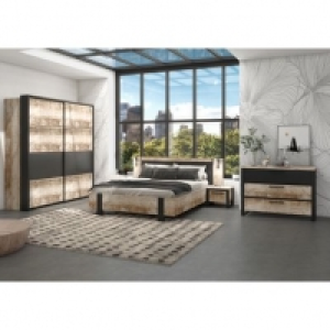 DISTRICT imitation chêne et noir 119.99 €