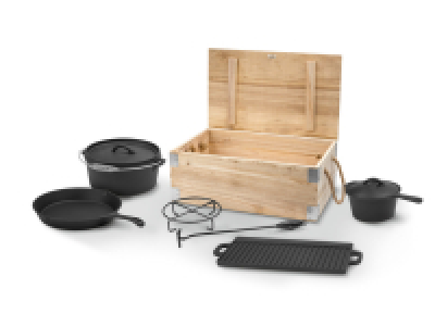 GRILLMEISTER Set de fourneau hollandais, 7 pièces
