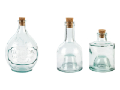 ERNESTO® Bouteille pour huile ou bouteilles empilables en verre