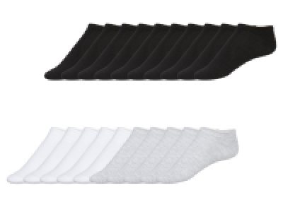 esmara® Lot de 10 paires de socquettes femme