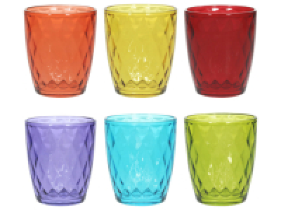 Tognana Set de verres colorés, 320ml