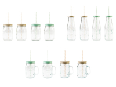 ERNESTO® Verres avec paille