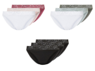 esmara® Lot de 5 culottes à dentelle femme