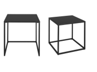 LIVARNO home Set de 2 tables dappoint