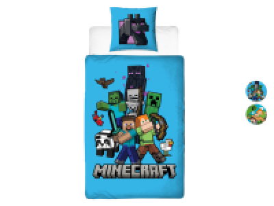 Lidl  Minecraft Parure de lit, 140 x 200 cm